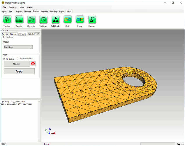 example file for tri-quad