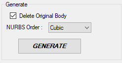Generate NURBS