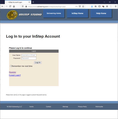 Login Page