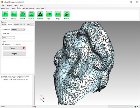 Reduced Surface Body